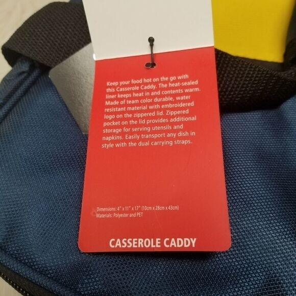 LA Chargers Casserole Caddy. - Picture 7 of 16